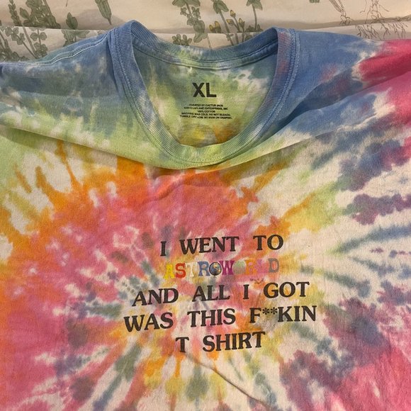 Travis scott astro world tie die tour shirt! - Picture 16 of 16